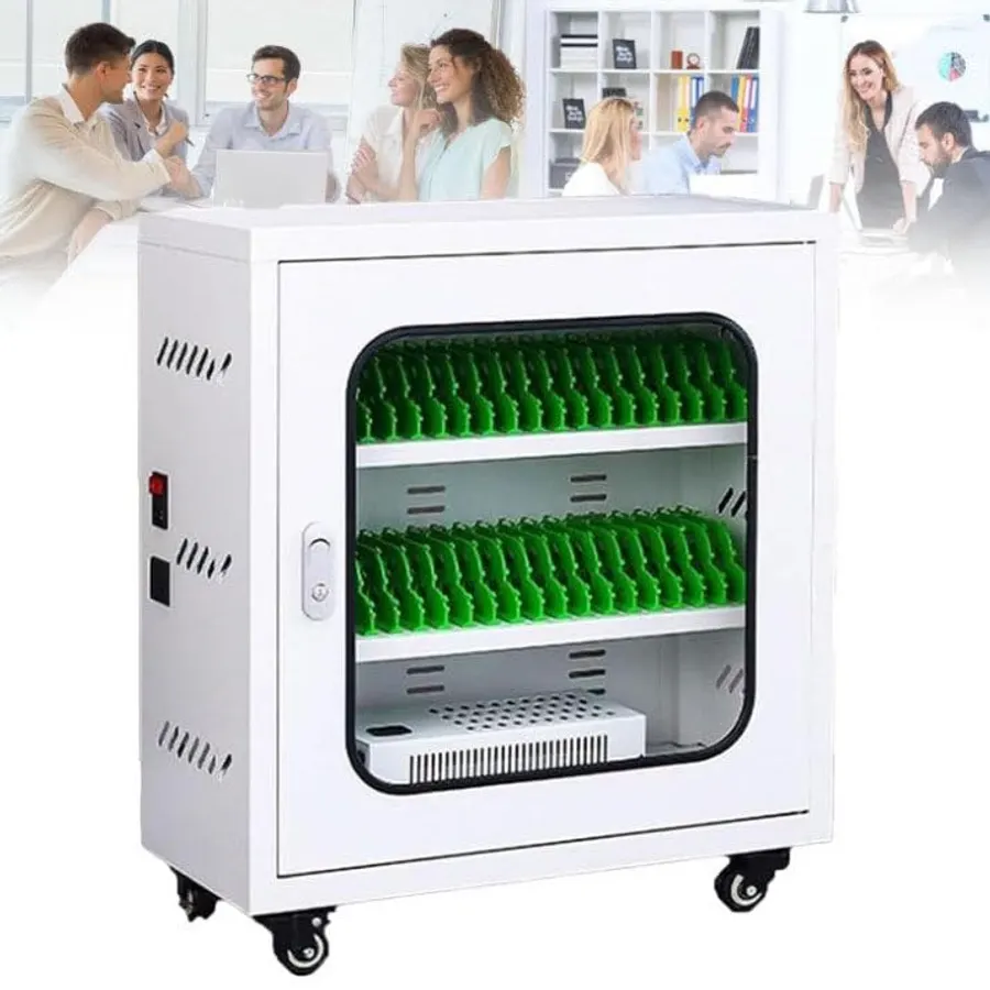12-60Ports Mobile Phone Storage Locker & USB Charging Station,Rechargeable Mobile Phone Charging Cabinet Mobilephone Charging Station for School Church Airport,12Slots,60Slots,40Slots