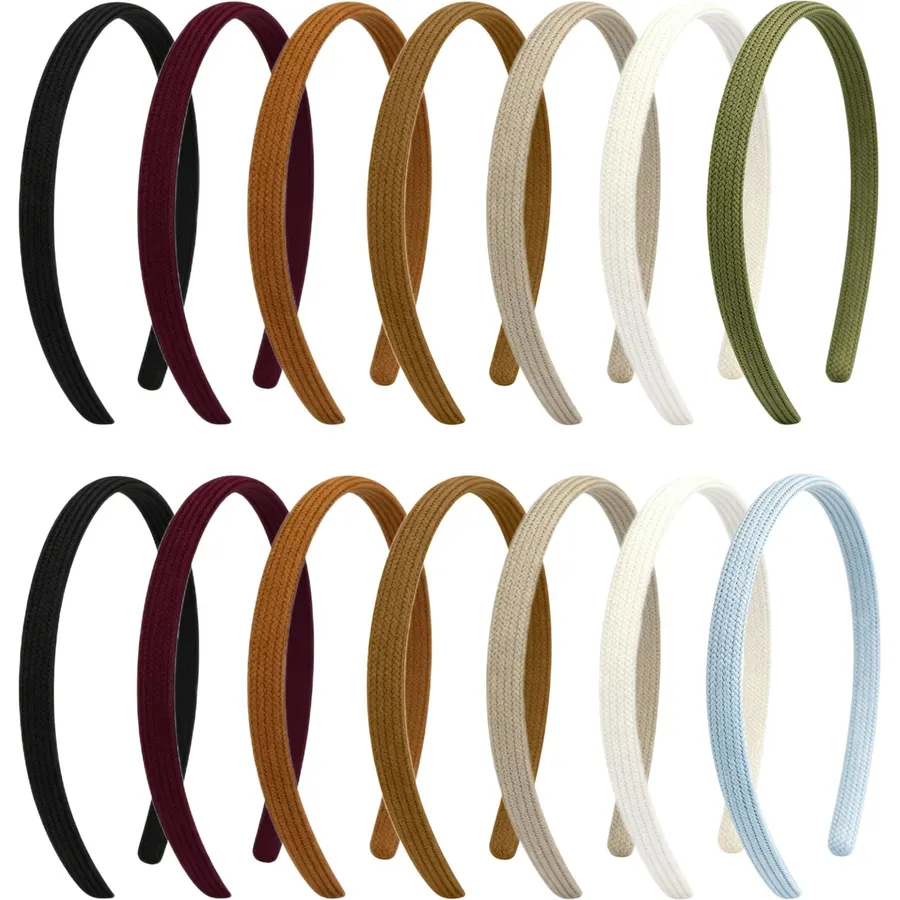 14Pcs Thin Headbands For Women, Comfortable Hairbands No Pressure