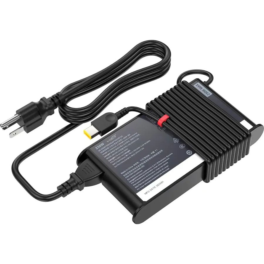 230W Legion 5 Charger Compatible with Lenovo Legion 5 7 5P C7 S7 Y520 Y740 Y730 Y900 Y910 Y920 Y7000P ThinkPad P16 P15 P73 P52 P70 ADL230NLC3A Laptop Power Supply Adapter