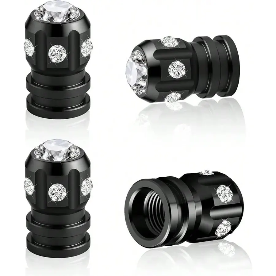 4 Pcs Valve Stem Caps for Audi Q3 1 (I) 8U I 2011-2018