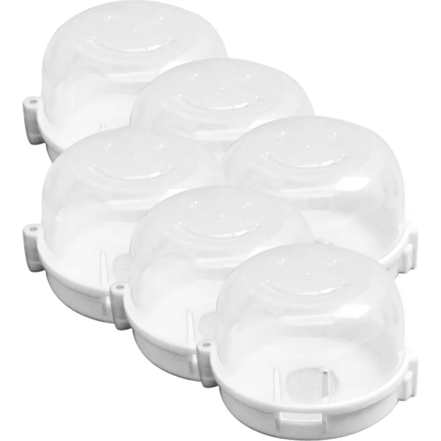 6pcs PC Stove Knob Safety Covers for Kitchen Childproofing