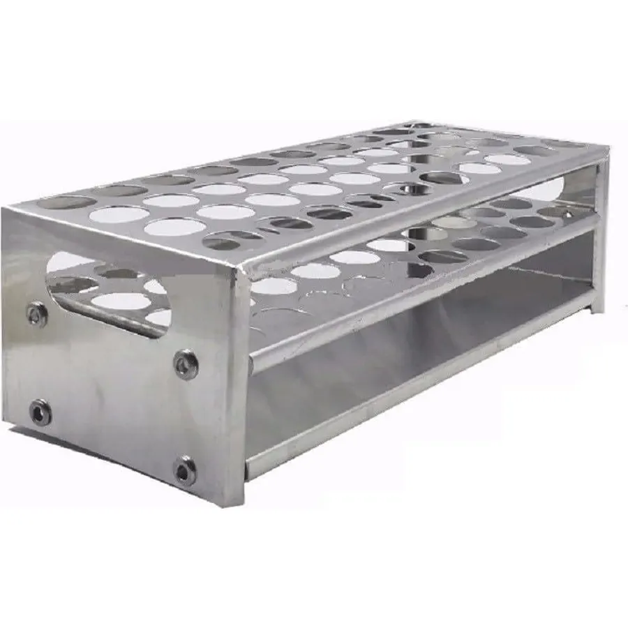 Aluminum Test Tube Rack 40 Hole 3 Tier for 18.5mm Tubes(18.5mm)