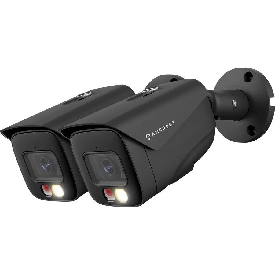 Amcrest UltraHD 4K (8MP) IP PoE AI Camera, 129-degree FOV, Color Night Vision, Outdoor Bullet IP8M-2796EB-AI