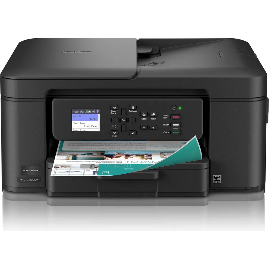 Brother Work Smart 1360 Wireless Color Inkjet All-in-One Print, Scan, Copy