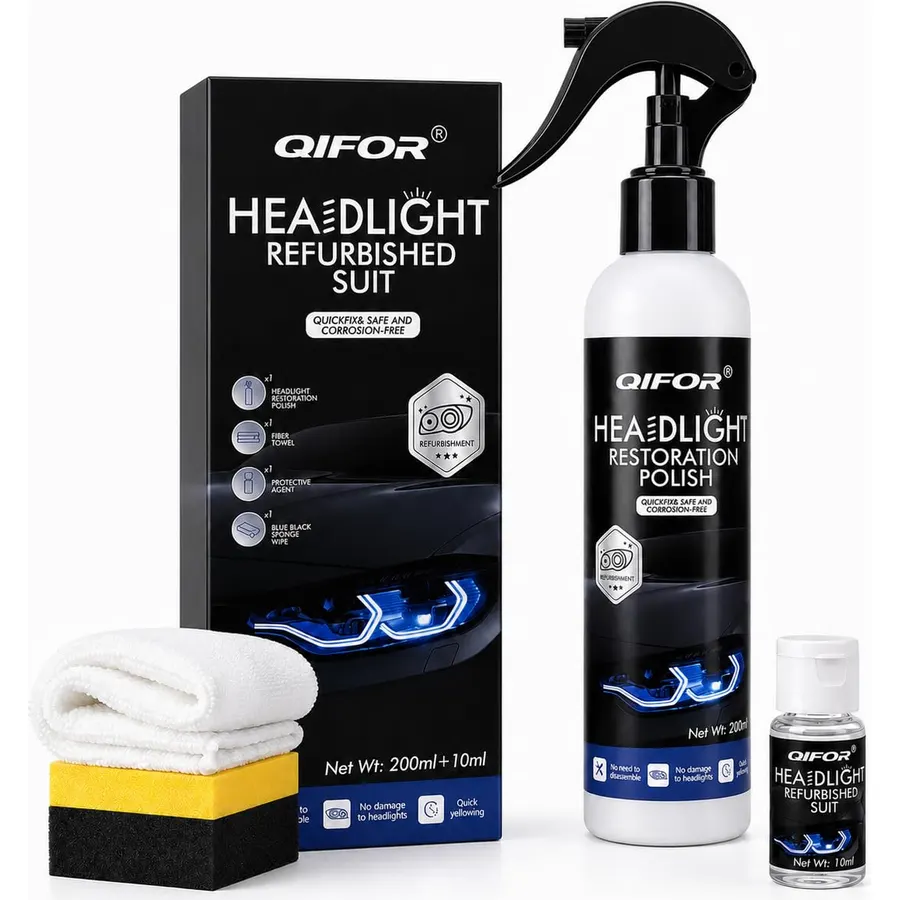 Car Headlight Restoration Polish Kits Restore and Protect Headlight Cleaner