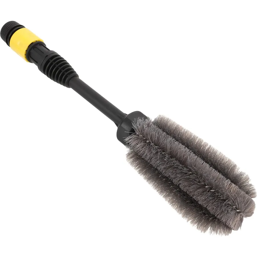 Car Wheel Cleaning Brush Water Flow High Pressure with Soft Bristles