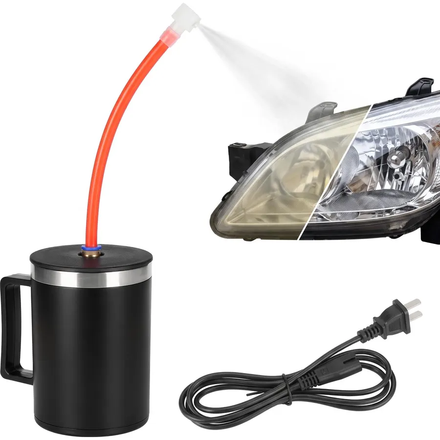 Ciieeo 1 Set Atomizing Cup Headlight Vapor Restoration Kit 110v