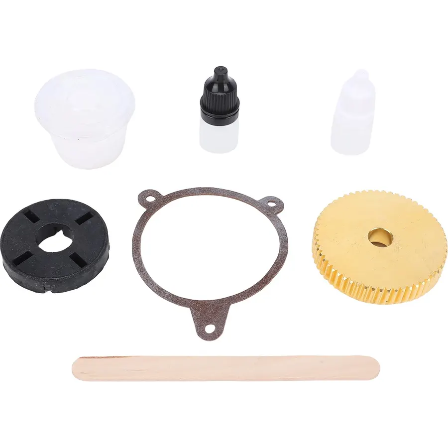 Estink Headlight Motor Bronze Gear Kit, Metal Headlamp Motor Repair Kit Replaces LBJ 1246 16516720 Fits for C5 1997 to 2004 Restores Raise Lower Function for Car Repair