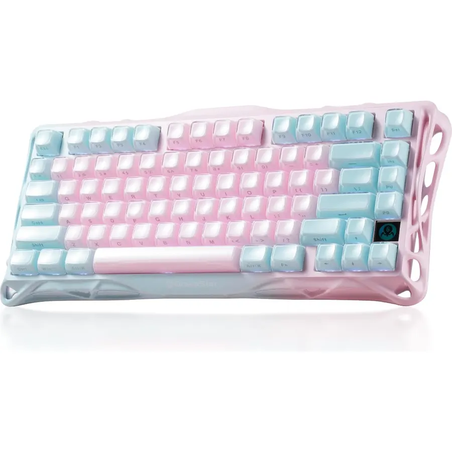 GravaStar Mercury K1 Lite 75% Wireless Mechanical Gaming Keyboard RGB