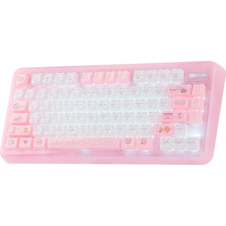 KiiBoom Phantom81 Lite 75% Gasket Mechanical Keyboard, VIA Programmable