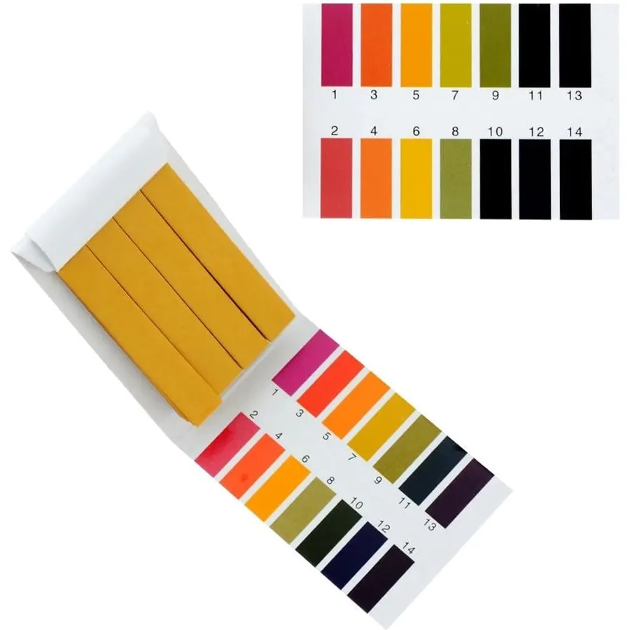 Litmus Test Paper pH 1-14 Strips for Aquarium Hydroponics Brewing - 80pcs for rapid Result Water Quality Tester(80pcs)