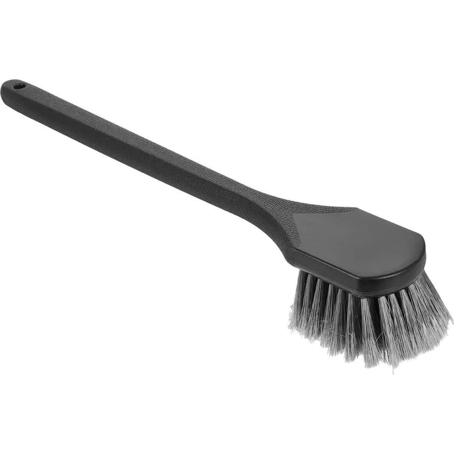 Long Handle Wheel Brush for Car Detailing, Tire Scrub Strong Bristles