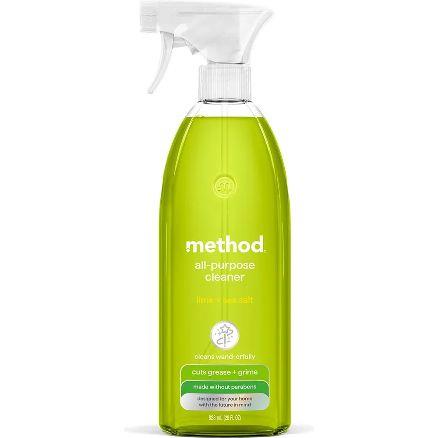 Method All-Purpose Cleaner Spray, Lime + Sea Salt, 28 Fl Oz (Pack of 8)