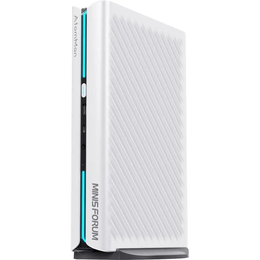 MINISFORUM G1 Pro Mini PC AMD Ryzen 9 8945HX(16C/32T, up to 5.4GHz) 32GB DDR5 1TB PCIe4.0 SSD Desktop Computer, 2xHDMI|2xDP2.1|DP1.4 Outputs, 5G LAN, WiFi7, BT5.4, RTX 5060 Graphics Gaming PC
