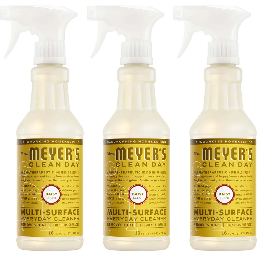 MRS. MEYER'S CLEAN DAY Multi-Surface Cleaner, Daisy, 16 fl oz, 3 Pack