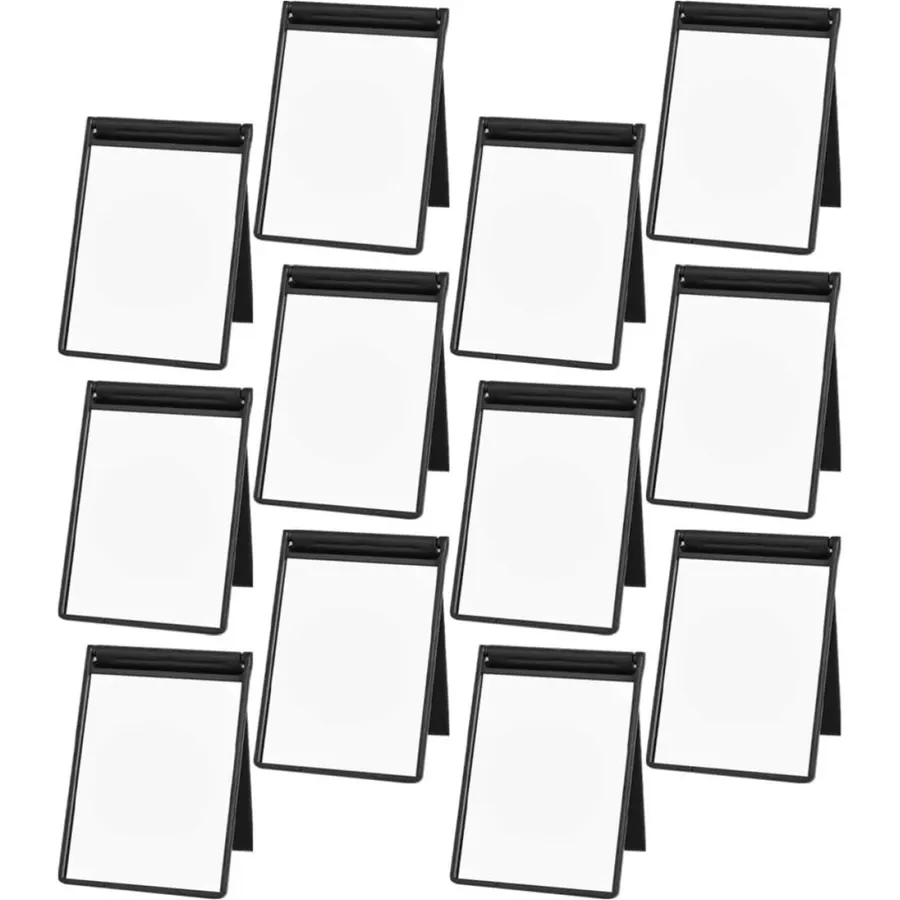 Vaguelly 12pcs Rectangle Folding Makeup Mirror, Portable Handheld for Purse