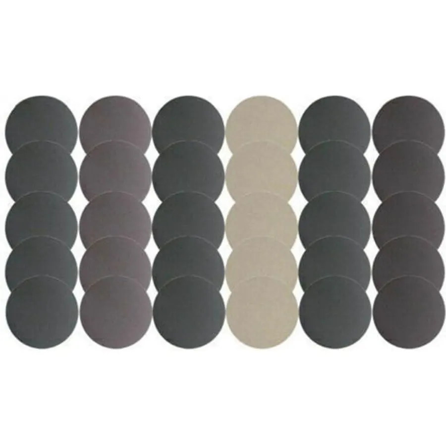 Wet Dry Sanding Discs 125mm 30Pcs Grit 800-3000
